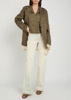 Our Legacy Base Linen and Silk-blend Waistcoat Brown