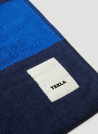 Block Stripe Beach Towel in Blue