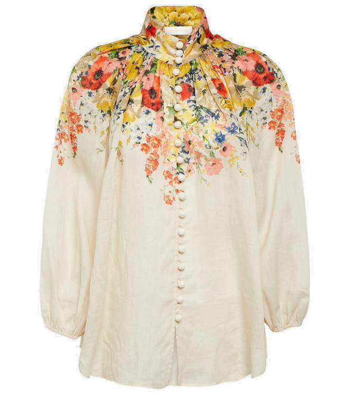 Photo: Zimmermann Alight Billow ramie blouse