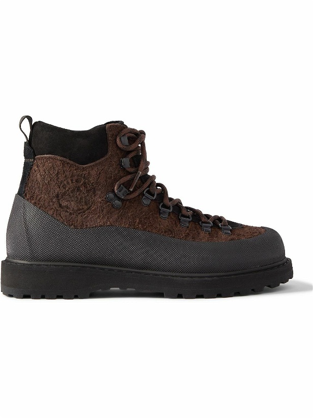 Photo: Diemme - Roccia Vet Sport Brushed-Suede and Rubber Hiking Boots - Brown