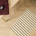 Baina Echo Bath Mat in Caper/Chalk 