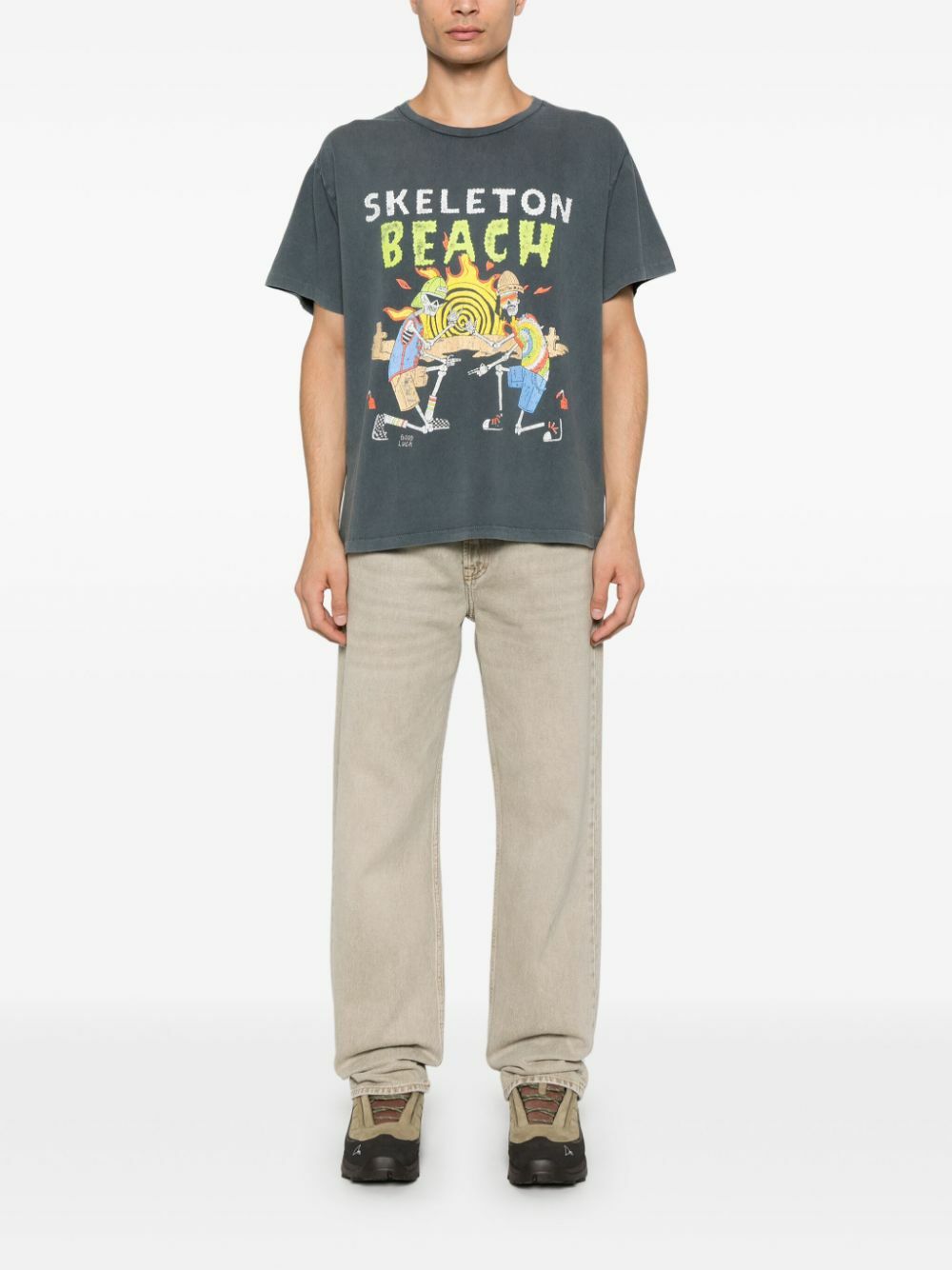 【GALLERY DEPT.】マッチョTシャツ GALLERY DEPT. Skeleton Beach T-Shirt Gallery Dept.