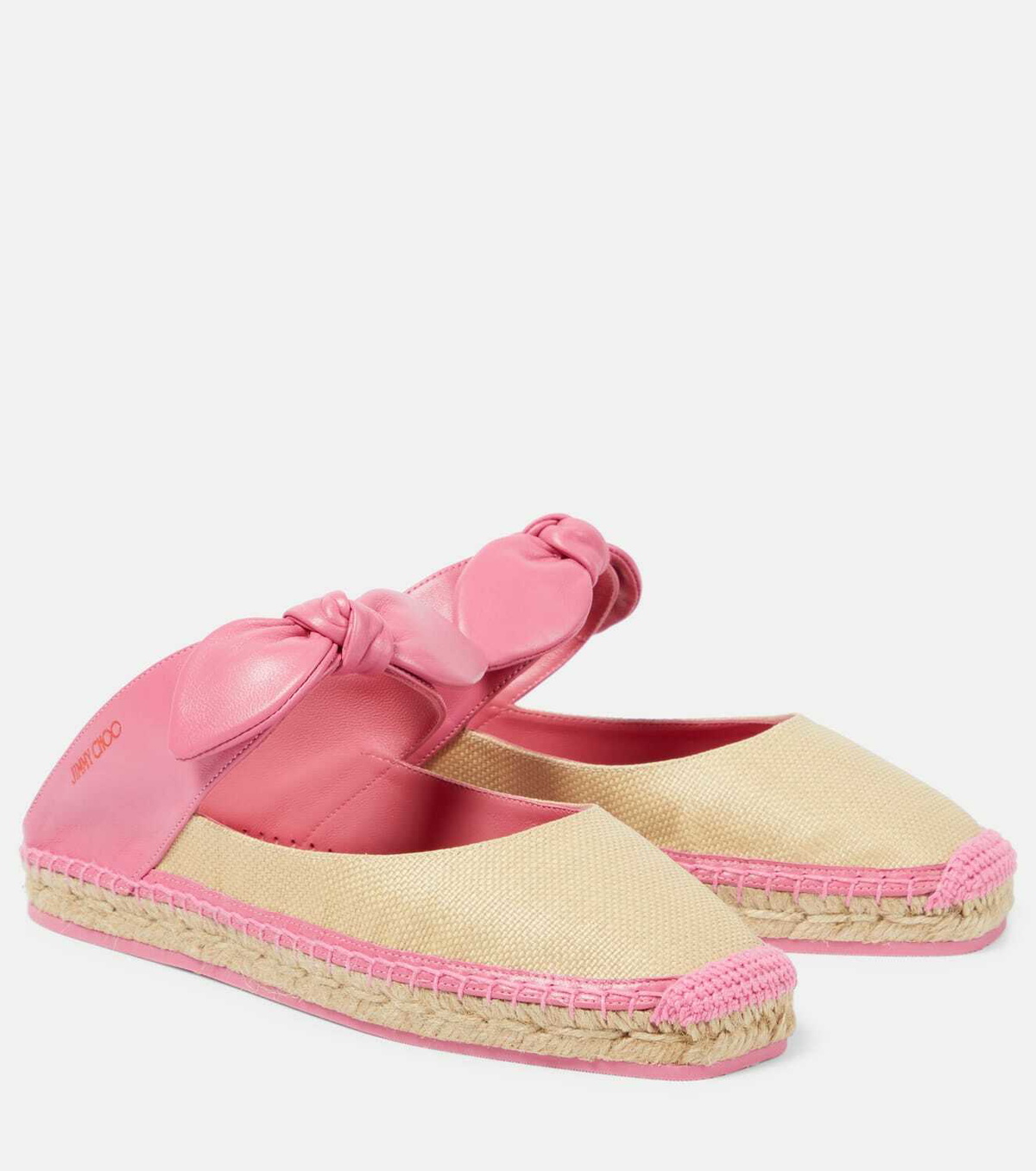 Reka leather-trimmed espadrilles