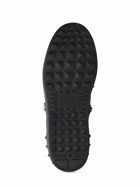 VALENTINO GARAVANI - Open Rutenio Studs Leather Sneakers