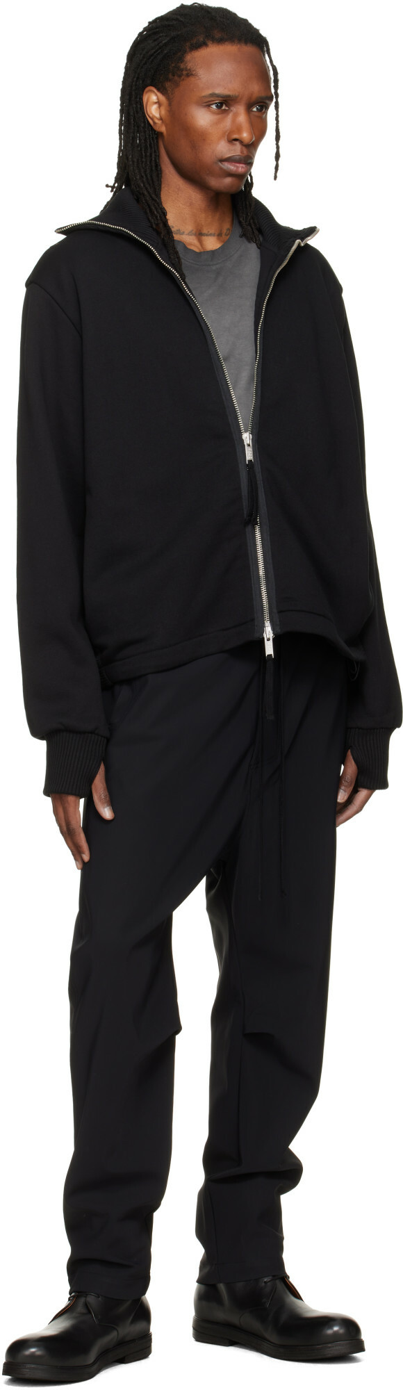 thom/krom Black SJ 707 Sweatshirt