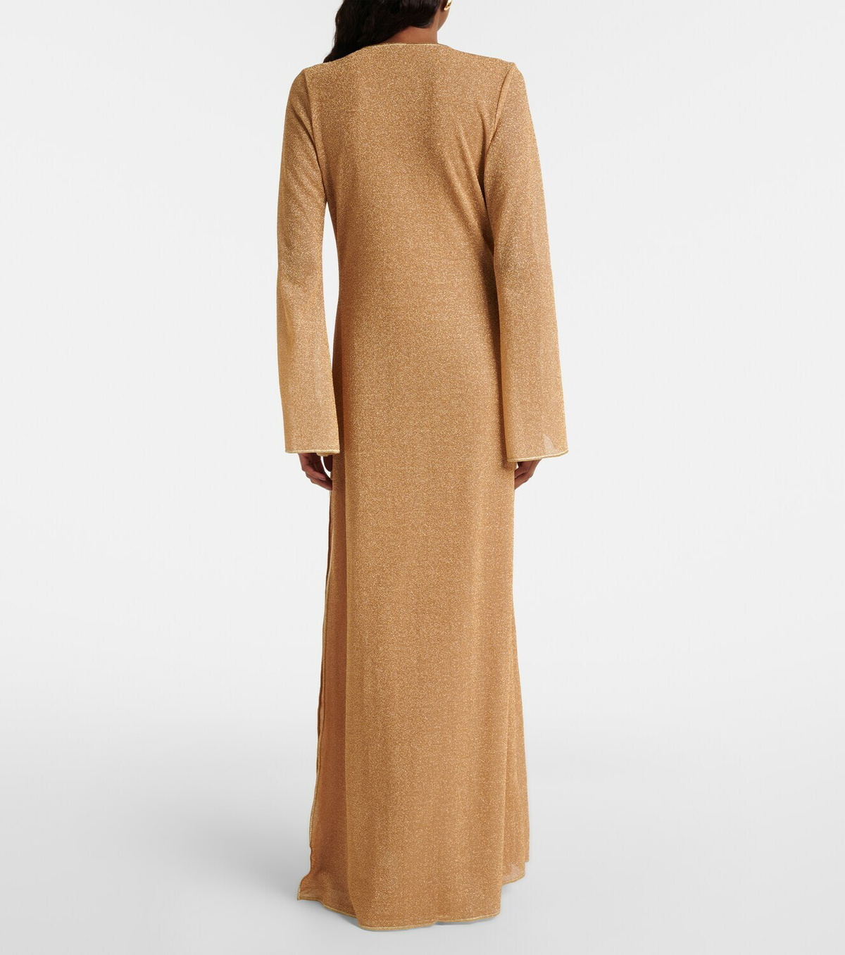 Oséree Lamé maxi dress