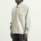 Won Hundred Men's Maza Printed Denim Shirt in Digital Painted