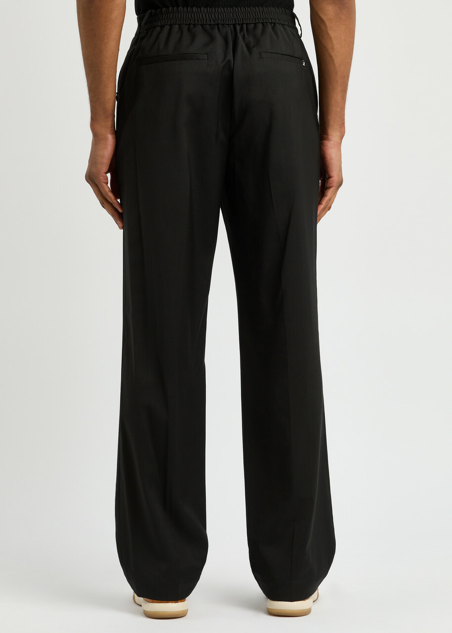 Helmut Lang Straight-leg Wool Trousers Black