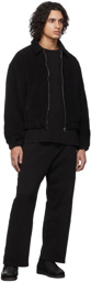 Les Tien SSENSE Exclusive Black Corduroy Workwear Jacket
