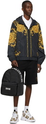 Versace Jeans Couture Black Range Iconic Logo Backpack