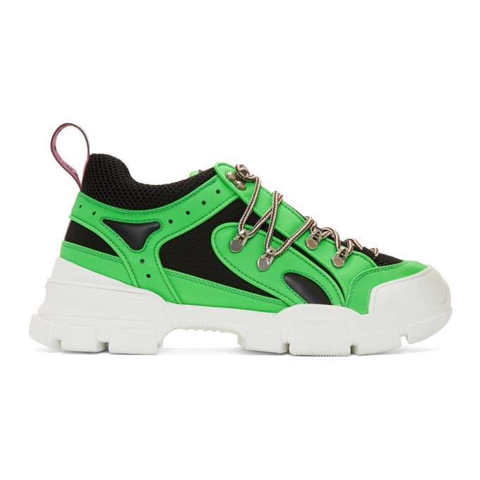 Photo: Gucci Green Flashtrek Sneakers