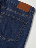 Canali - Slim-Fit Straight-Leg Jeans - Blue