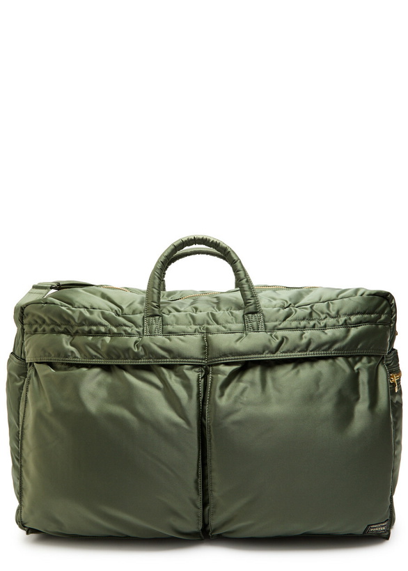 Photo: Porter Tanker Padded Satin Holdalls - Sage - One Size