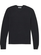 RAG & BONE - Cotton and Hemp-Blend Piqué Sweater - Gray