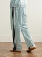 adidas Consortium - Wales Bonner Striped Crochet-Trimmed Recycled-Shell Track Pants - Blue