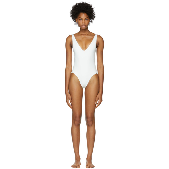 Photo: Her Line SSENSE Exclusive White Ester Swimsuit