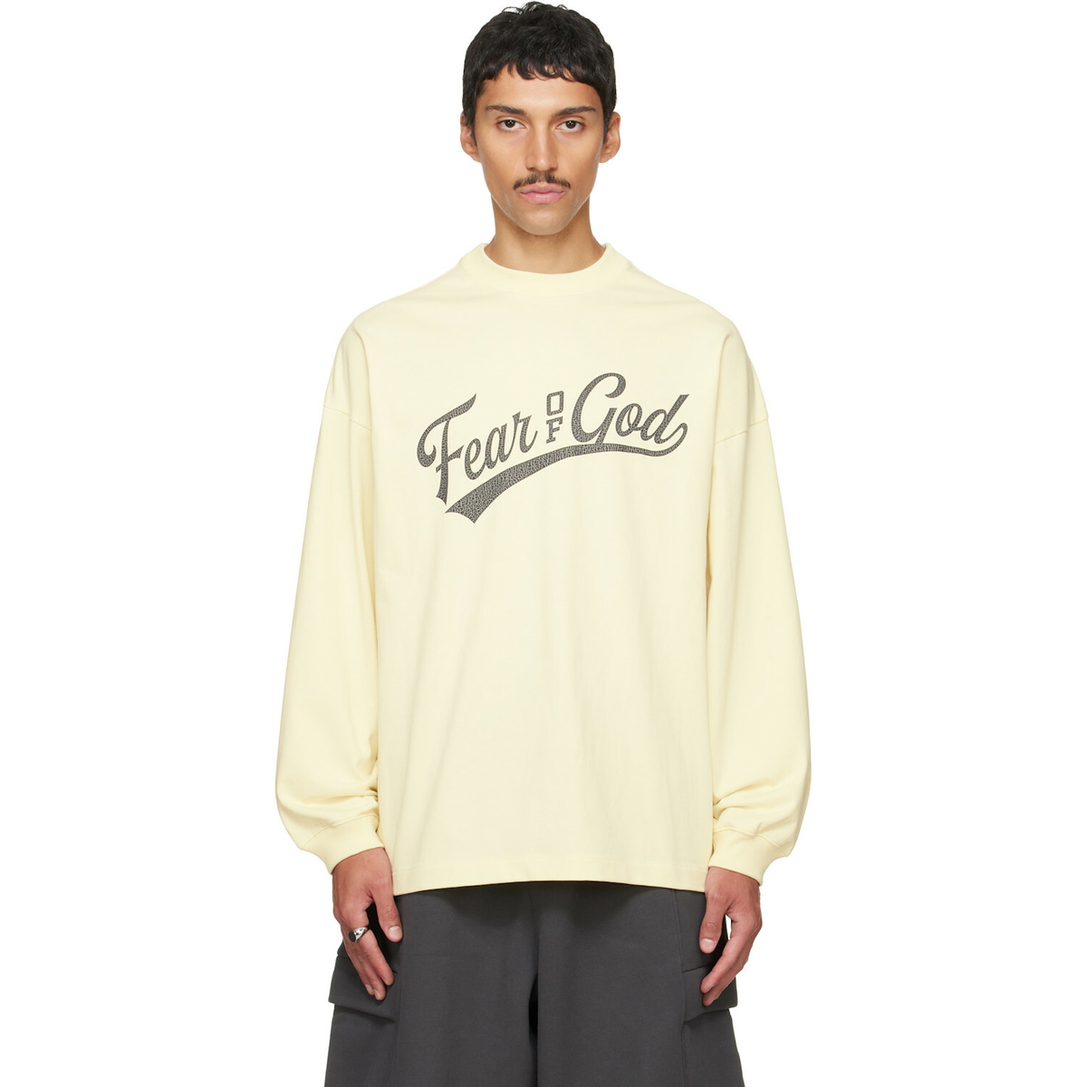 Gosha Rubchinskiy Long Sleeve Logo Oversize Tee Gosha Rubchinskiy