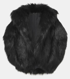 Givenchy Faux fur cape