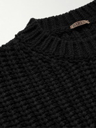 Barena - Ribbed Virgin Wool-Blend Sweater - Black