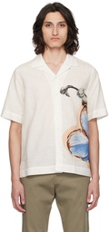 Paul Smith Off-White Orchid Shirt