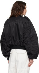 Entire Studios Black A-2 Bomber Jacket