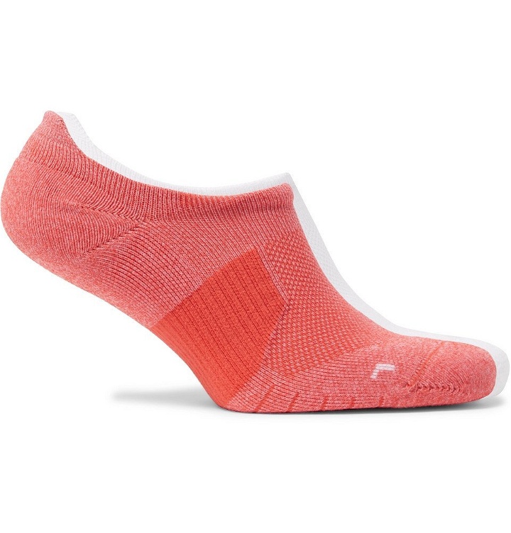 Photo: Nike Running - Two-Pack Multiplier Logo-Intarsia Dri-FIT No-Show Socks - Pink