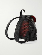 Christian Louboutin - Explorafunk Studded Croc-Effect Backpack