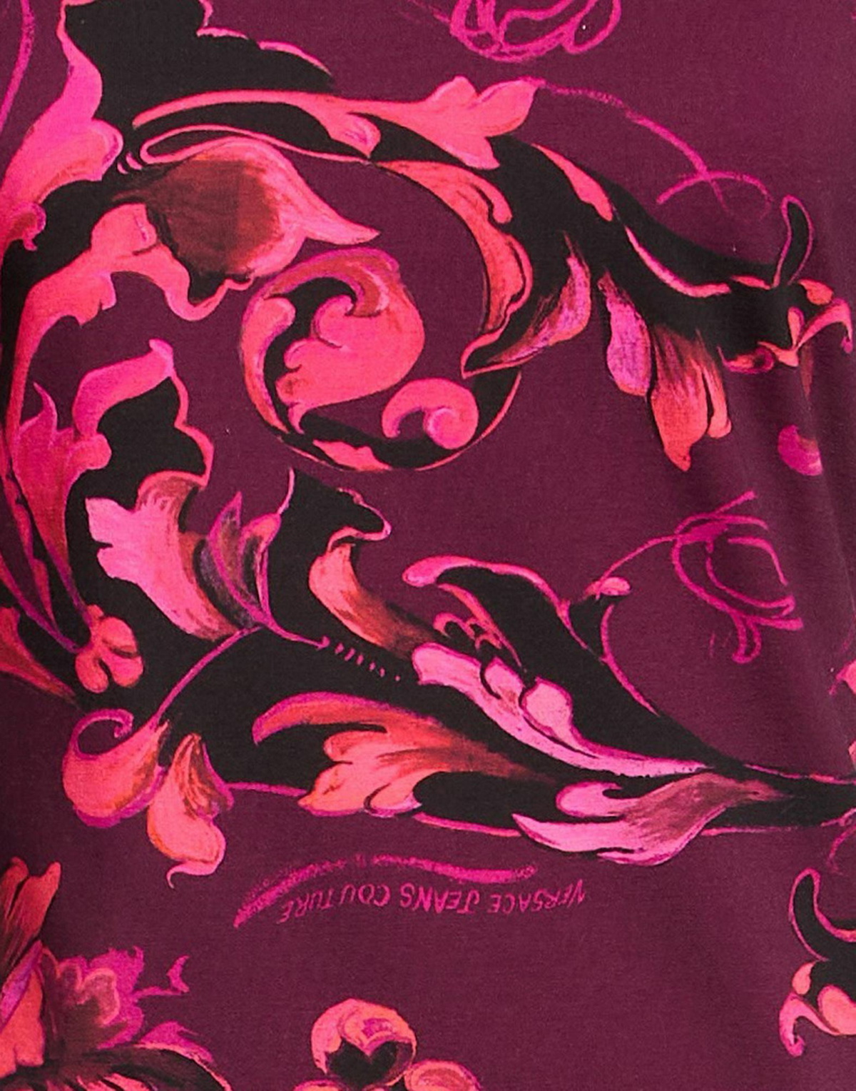 Versace Jeans Couture Womens T-shirt Garnet