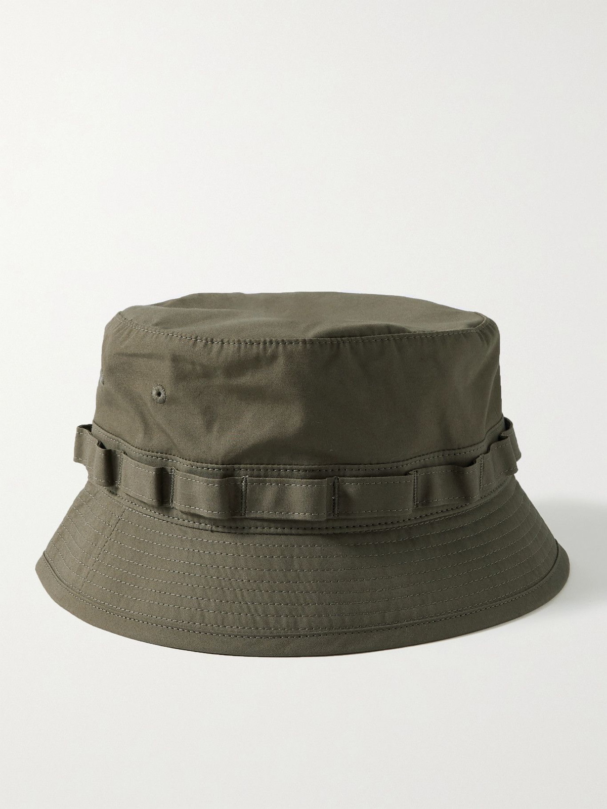 WTAPS - Appliquéd Cotton Bucket Hat - Green WTAPS