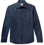 Incotex - Cotton-Flannel Shirt - Blue