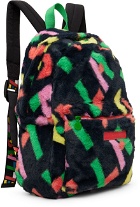 Stella McCartney Kids Black Graphic Backpack