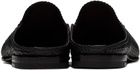 Lardini Black Woven Mules