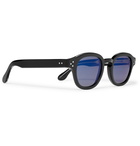 Cutler and Gross - Round-Frame Acetate Sunglasses - Black