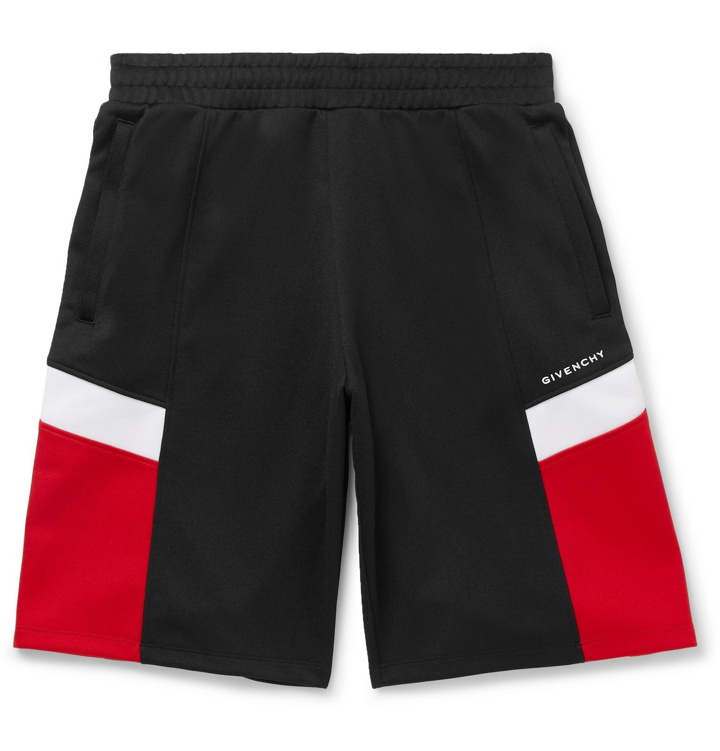 Photo: Givenchy - Colour-Block Tech-Jersey Shorts - Multi