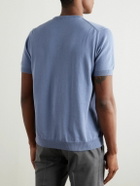 Incotex - Zanone Cotton T-Shirt - Blue