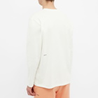 Pangaia Long Sleeve Organic Cotton C-Fibre T-Shirt in Off White