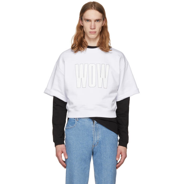 Photo: MSGM White Wow T-Shirt