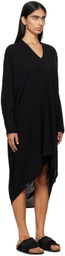 visvim Black Ruana Midi Dress