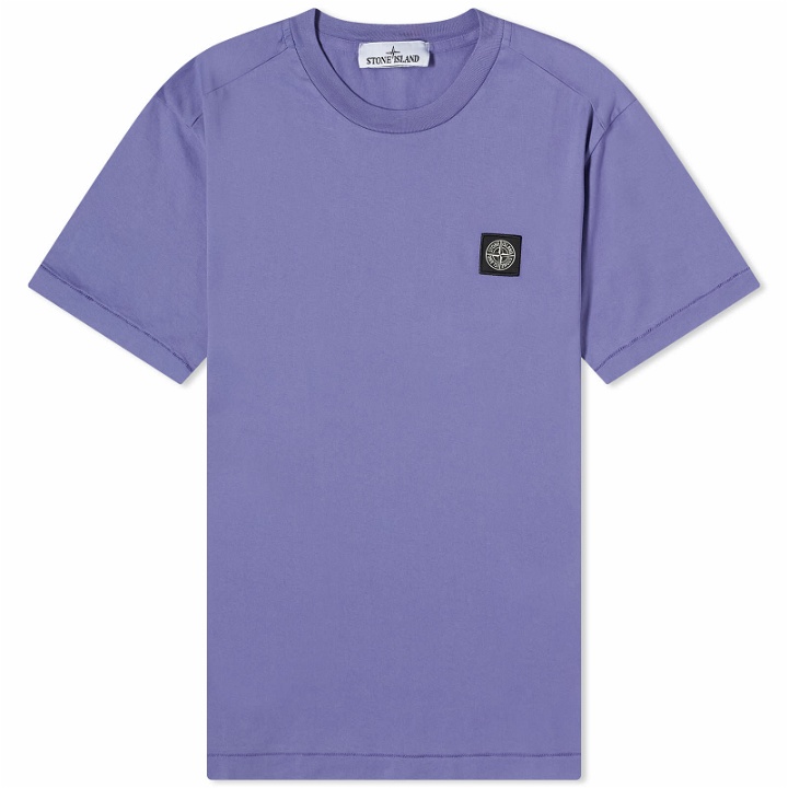 Photo: Stone Island Men's Patch T-Shirt in Lavender