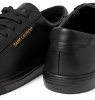 SAINT LAURENT - Andy Leather Sneakers - Black