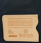 Bleu de Chauffe - Bastille Leather-Trimmed Waxed-Ripstop Belt Bag - Blue