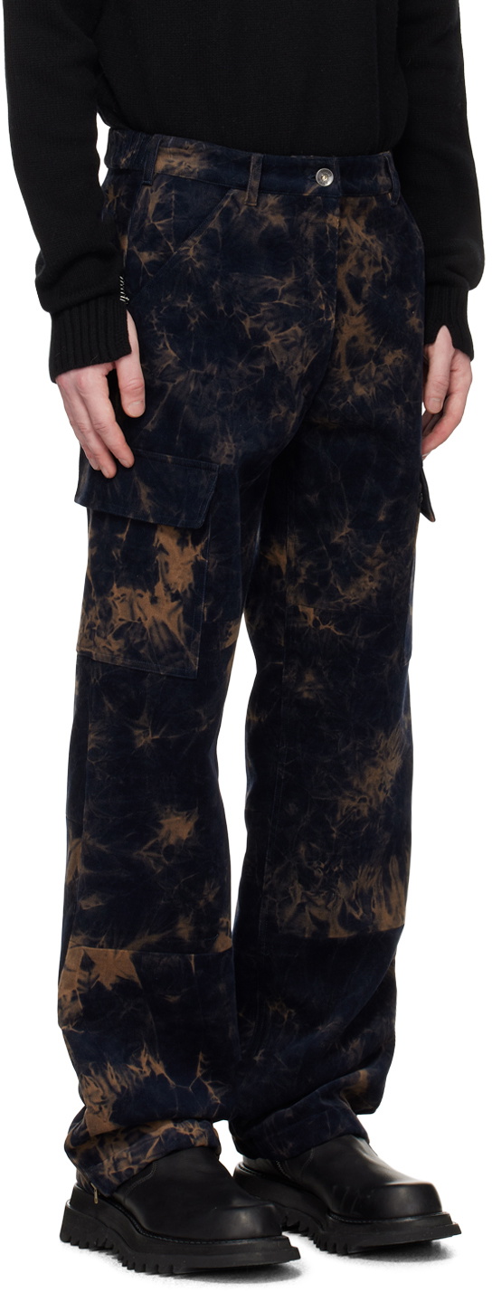 ALTU Navy Tie-Dye Cargo Pants