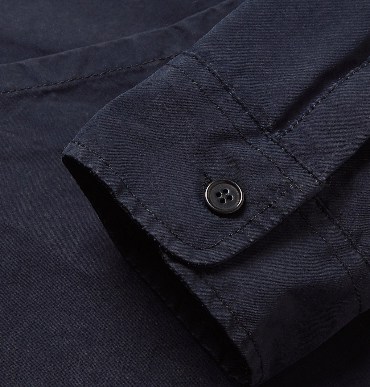 Aspesi - Twill Overshirt - Blue Aspesi