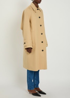 Another Tomorrow Cotton Coat Khaki