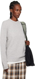 Stone Island Gray 5100053 Crew Neck Sweater