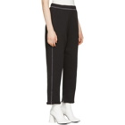 MM6 Maison Martin Margiela Black Basic Lounge Pants