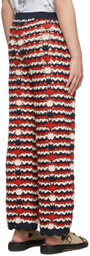 Soulland Navy Stripe Muse Trousers