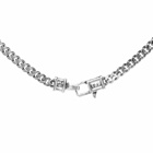 Tom Wood Men's 30" Curb Chain M in Silver