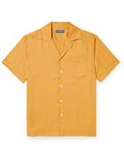 Frescobol Carioca - Thomas Camp-Collar TENCEL Shirt - Yellow