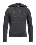 Woolrich Varsity Hoodie Mens Sweatshirt in Lead